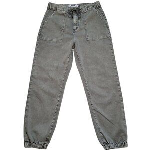 Women's Olive Joggers with Elastic Waistband